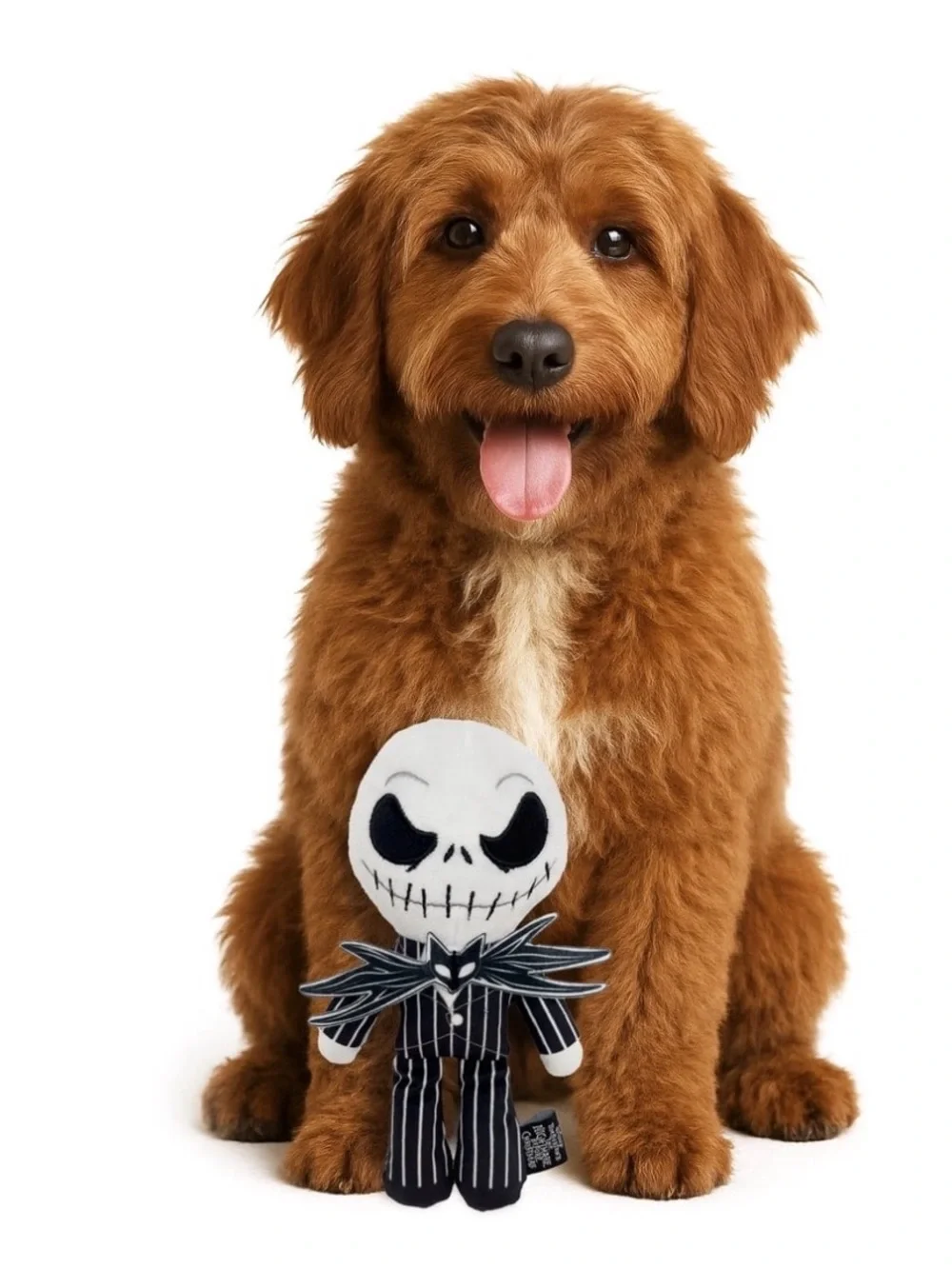 NWT Disney Jack Skellington Nightmare Before Christmas Plush Dog Toy